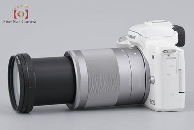 [Used] Canon EOS Kiss M White EF-M 18-150 IS STM Lens Kit