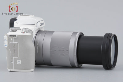 [Used] Canon EOS Kiss M White EF-M 18-150 IS STM Lens Kit