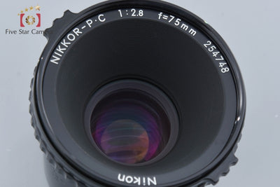 【中古】Nikon ニコン NIKKOR-P.C 75mm f/2.8 ゼンザブロニカ EC S2 S2A用
