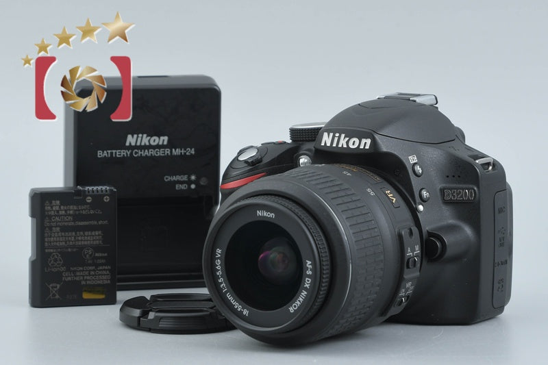 [Used] Nikon D3200 18-55 VR Lens Kit Black - Low Shutter Count
