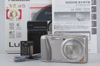 【Used】Panasonic パナソニック LUMIX DMC-TZ35 White Compact Digital Camera with Original Box