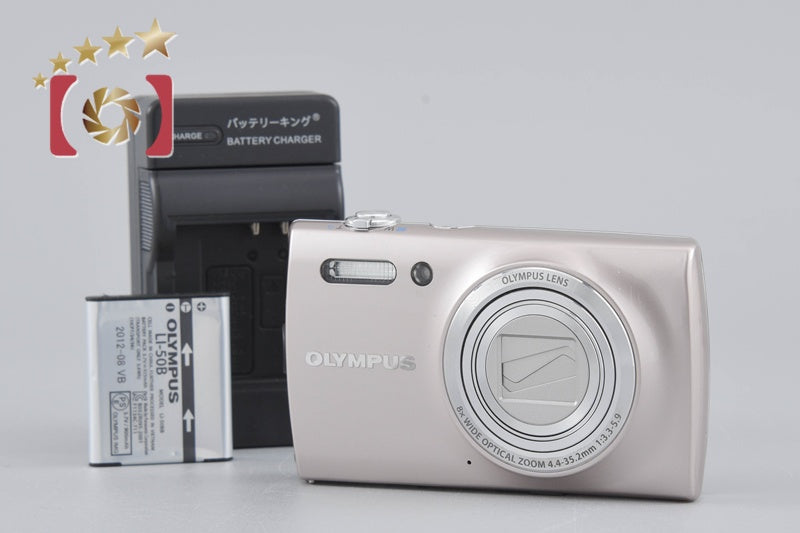 【中古】OLYMPUS オリンパス STYLUS VH-515 シルバー コンパクトデジタルカメラ