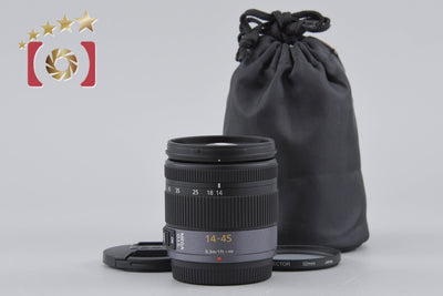 Used: Panasonic LUMIX G VARIO 14-45mm f/3.5-5.6 ASPH. MEGA O.I.S. H-FS014045