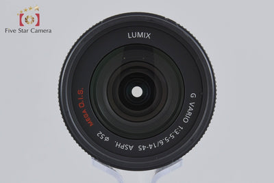 Used: Panasonic LUMIX G VARIO 14-45mm f/3.5-5.6 ASPH. MEGA O.I.S. H-FS014045