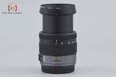 Used: Panasonic LUMIX G VARIO 14-45mm f/3.5-5.6 ASPH. MEGA O.I.S. H-FS014045