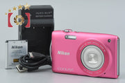 [Used] Nikon COOLPIX S3300 Strawberry Pink Compact Digital Camera