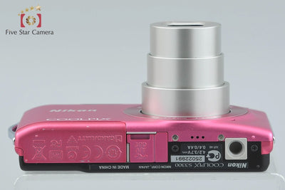 [Used] Nikon COOLPIX S3300 Strawberry Pink Compact Digital Camera