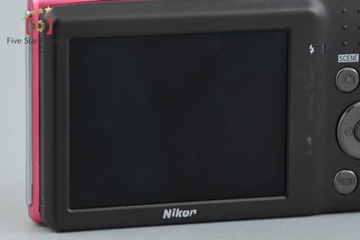 [Used] Nikon COOLPIX S3300 Strawberry Pink Compact Digital Camera