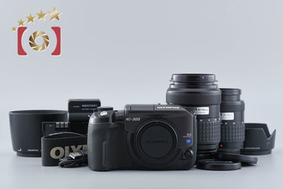 Used OLYMPUS E-300 + ZUIKO DIGITAL 14-45mm f/3.5-5.6 + ZUIKO DIGITAL 40-150mm f/3.5-4.5 - Low Shutter Count
