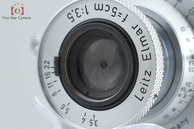 [Used] Leica Elmar 50mm f/3.5 Collapsible L39 Leica Screw Mount
