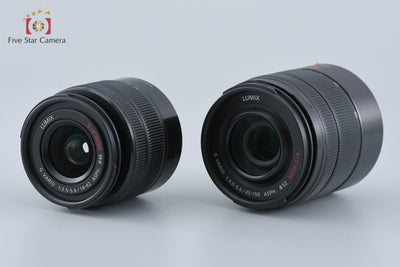 [Used] Panasonic LUMIX DMC-G6W Double Zoom Lens Kit Black