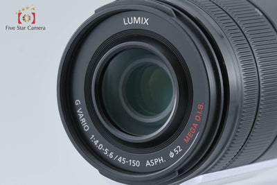 [Used] Panasonic LUMIX DMC-G6W Double Zoom Lens Kit Black