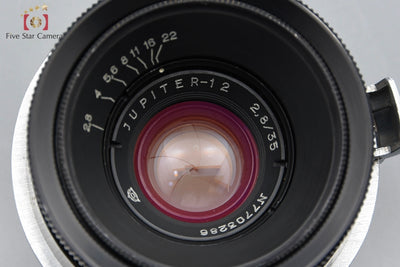 【中古】Jupiter-12 ジュピター 35mm f/2.8 コンタックスRFマウント用