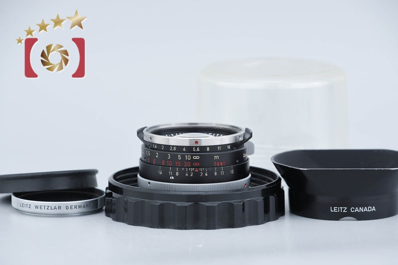 【中古】Leica ライカ SUMMILUX 35mm f/1.4 スチールリム ブラックリペイント