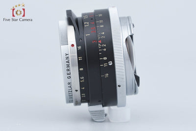 【中古】Leica ライカ SUMMILUX 35mm f/1.4 スチールリム ブラックリペイント