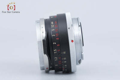 【中古】Leica ライカ SUMMILUX 35mm f/1.4 スチールリム ブラックリペイント