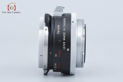 【中古】Leica ライカ SUMMILUX 35mm f/1.4 スチールリム ブラックリペイント