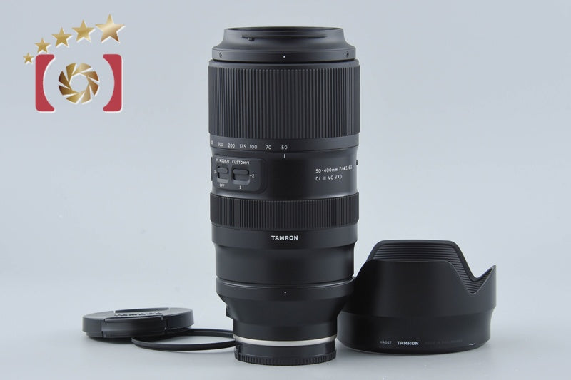 【中古】TAMRON タムロン A067 50-400mm f/4.5-6.3 Di III VC VXD ソニーEマウント用
