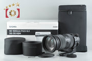 【中古】SIGMA シグマ 60-600mm f/4.5-6.3 DG OS HSM Sports キヤノン用 元箱付き