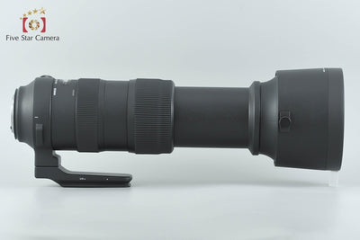 【中古】SIGMA シグマ 60-600mm f/4.5-6.3 DG OS HSM Sports キヤノン用 元箱付き