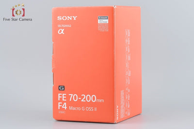 【中古】SONY ソニー FE 70-200mm f/4 MACRO G OSS II SEL70200G2 元箱付き