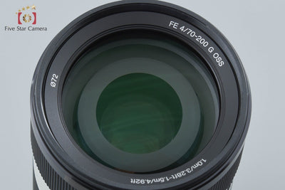 【中古】SONY ソニー FE 70-200mm f/4 G OSS SEL70200G 元箱付き