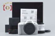 【中古】Canon キヤノン EOS R50 RF-S 18-45 IS STM レンズキット ホワイト シャッター回数僅少 元箱付き