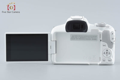 【中古】Canon キヤノン EOS R50 RF-S 18-45 IS STM レンズキット ホワイト シャッター回数僅少 元箱付き