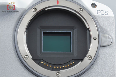 【中古】Canon キヤノン EOS R50 RF-S 18-45 IS STM レンズキット ホワイト シャッター回数僅少 元箱付き
