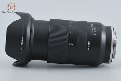 【中古】TAMRON タムロン A036 28-75mm f/2.8 Di III RXD ソニーEマウント用