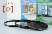 [Used] Kenko ND400 77mm + PRO1D Pro Softon A (W) 77mm + SOFT CROSS 77mm Lens Filters
