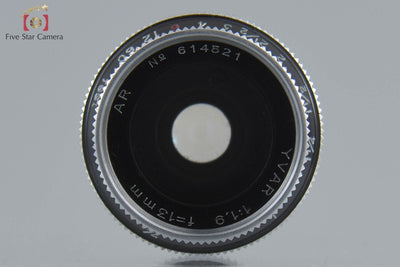 [Used] Kern Paillard YVAR 13mm f/1.9 AR D-mount lens