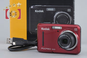 Used: KODAK PIXPRO FZ43 Red Compact Digital Camera with Original Box