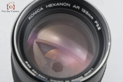 [Used] KONICA Konica HEXANON AR 50mm f/1.7 + 135mm f/3.2 AE