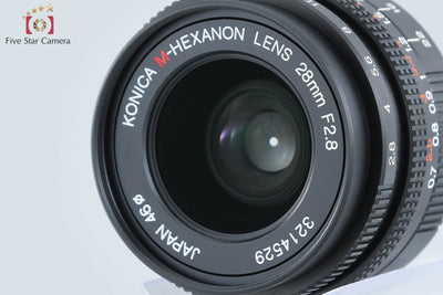 [Used] Konica M-HEXANON 28mm f/2.8 Leica M-mount