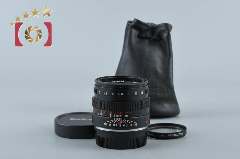[Used] Konica M-HEXANON 50mm f/2 Leica M-mount