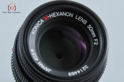 [Used] Konica M-HEXANON 50mm f/2 Leica M-mount