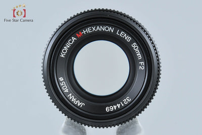 [Used] Konica M-HEXANON 50mm f/2 Leica M-mount