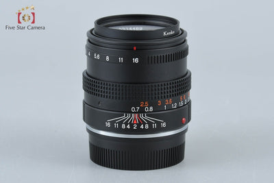 [Used] Konica M-HEXANON 50mm f/2 Leica M-mount