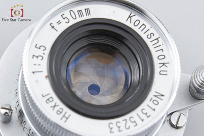[Used] Konica Konishiroku HEXAR 50mm f/3.5 Collapsible L39 Leica Screw Mount