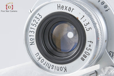 [Used] Konica Konishiroku HEXAR 50mm f/3.5 Collapsible L39 Leica Screw Mount