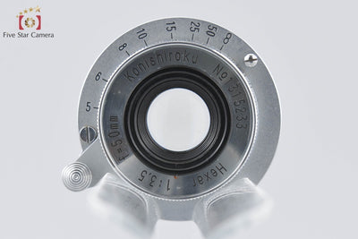 [Used] Konica Konishiroku HEXAR 50mm f/3.5 Collapsible L39 Leica Screw Mount