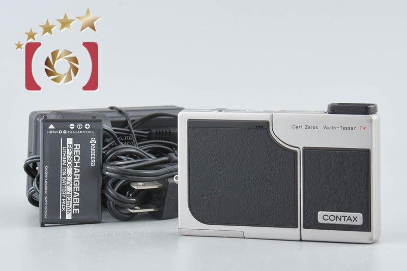【中古】KYOCERA 京セラ CONTAX コンタックス SL300R T* シルバー コンパクトデジタルカメラ