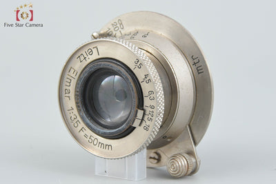 【中古】Leica ライカ Elmar 50mm f/3.5 沈胴式 ニッケル L39 ライカスクリューマウント