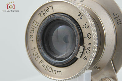 【中古】Leica ライカ Elmar 50mm f/3.5 沈胴式 ニッケル L39 ライカスクリューマウント