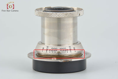 【中古】Leica ライカ Elmar 50mm f/3.5 沈胴式 ニッケル L39 ライカスクリューマウント