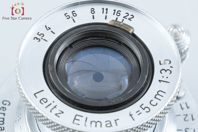 Used Leica Elmar 50mm f/3.5 Collapsible L39 Leica Screw Mount