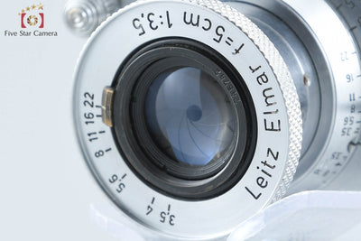 Used Leica Elmar 50mm f/3.5 Collapsible L39 Leica Screw Mount