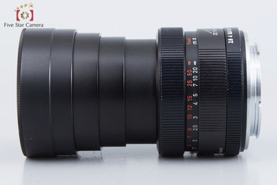 [Used] Leica ELMARIT-R 90mm f/2.8 Red Feet 3-Cam Rare Item, Overhauled in Dec. 2023