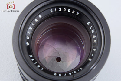 Used Leica ELMARIT-R 90mm f/2.8 Red Feet 3-Cam Rare Item, Overhauled in Dec. 2023
